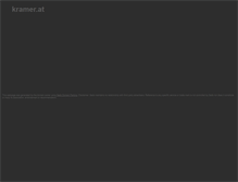 Tablet Screenshot of kramer.at